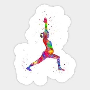 Yoga poses for pregnant ladies Sticker